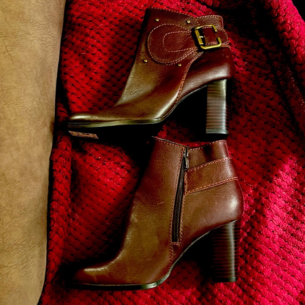 a.n.a. Azure Brown boots New with tags no box, some light scuffs from no box.